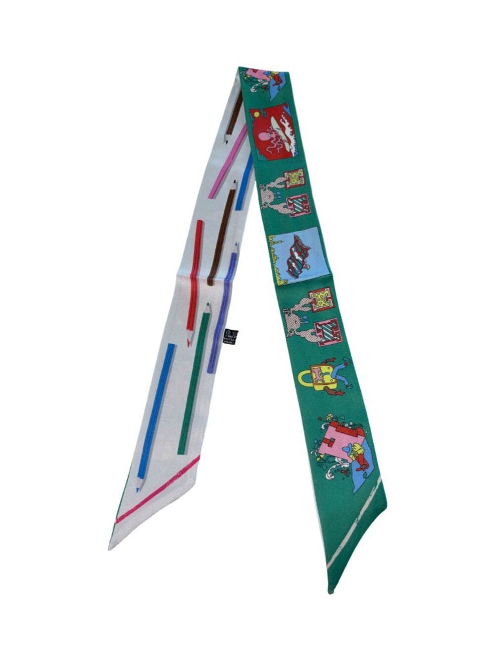 Elegant Luxury Styling Purse wraps in Green and red crayons
